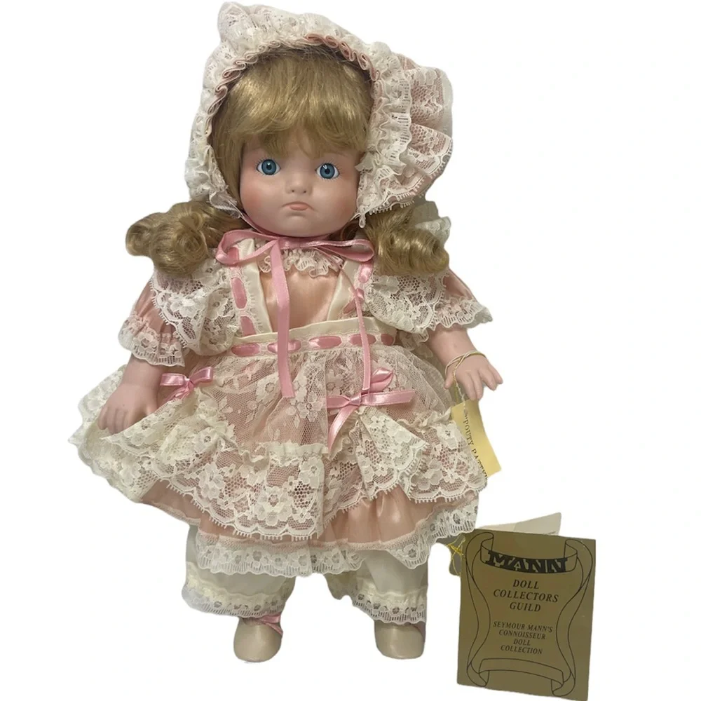 Vintage Doll Porcelain Seymour Mann Connoisseur Pouty Patty Collectibles Toys